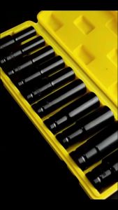 Kunci shock 8-24MM Kunci Sok Set Mata Kunci Impact 10PCS Kunci Sok