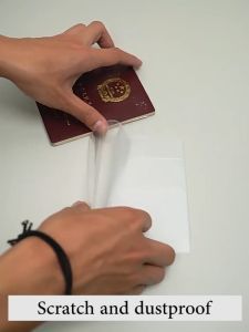 Thickened multi card passport jacket passport cover frosted transparent waterproof passport cover