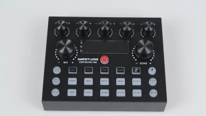 KING SoundCard Mixer Bluetooth Audio USB External Amplifier live phone PC-live TaffSTUDIO V8S