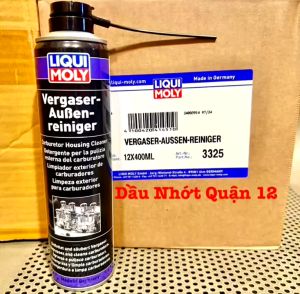 VỆ SINH BÌNH XĂNG CON - CỔ HÚT -  HỌNG GA LIQUI MOLY Carbur­etor Housing Cleaner - 3325 Germany