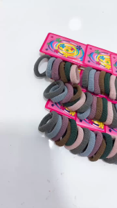 Karet rambut elastis KCL isi 72 pcs polos kart 2CM