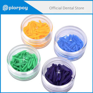 PIORPOY 100Pcs/Box Disposable Tooth Gap Wedge Medical Grade Plastic Tooth Gap Wedge Dental Supplies Dentist Matrices Tools