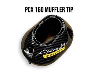PCX 160 MUFFLER TIP CARBON