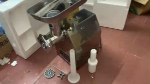 Máy xay đùn thực phẩm công nghiệp các loại thịt cá rau củ tỏi ớt kết hợp xay đùn xúc xích lạp xưởng