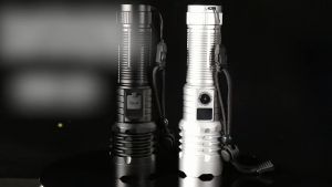 Asafee 8640 30W LED Strong Bright Flashlight Rechargeable Support Output Telescopic Zoom Torchlight Attack Head Light Waterproof Power Display Outdoor Camping Fishing Hiking