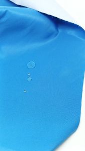 Kain Taslan Water Proof Anti Air Warna Biru Turkish / Biru Tosca Harga Per Meter