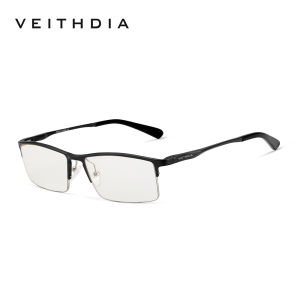 Veithdia(VEITHDIA) | VEITHDIA Brand Mens Anti Blue Light Lenses Computer Glasses Optical Aluminum Magnesium Frame Myopia Eyewear for Male V8721