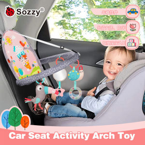 Đồ Chơi Treo Sozzy Cho Trẻ Sơ Sinh Gối Lullaby Có Nhạc Soothing Music Box Gối Lullaby Có Thể Xoay Được Cho Ghế an Toàn Ô Tô
