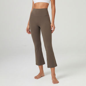 JOMASAMA | Capri Flare Leg Yoga Pants 7/8 Length