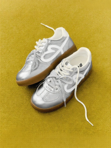 Belle | Dual Lace Thin Sole Leopard Pattern Training Shoes