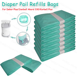 1/3/6Pcs Diaper Liner Refills For Dekor Plus For Janibell Akord 330 For Korbell Plus Diaper Pail Refill Bags Garbage Bags