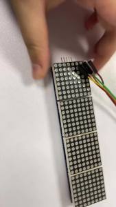 other | MAX7219 Dot Matrix Module For Arduino Microcontroller 4 In One Display with 5P Line