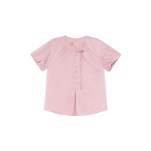 Floral Design Cloud Sleeve Summer Shirt