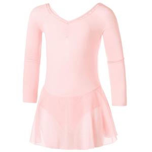 Sansha | Long Sleeves V-Neck Lace Ballet Dance Costume