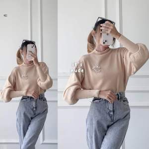 BLOUSE KNITTED BALOON PREMIUM // BAYONETTA KNIT BALON