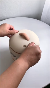 NKOVE 1.2L Mini Rice Cooker 200W Non-Stick Multi-Function Cooker for 1-2 People