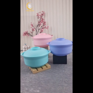 Set 2 in 1 Mangkuk Tutup Makan Bahan Plastik Tebal Pp 5 Food Grade Bpa Free Diameter 17cm Dengan Tutup Mangkok Bowl Warna Warni Pastel Cantik Ramen Mie Pangsit Kuah Soup Sehat Bubur