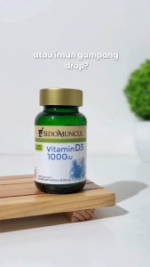 Sido Muncul Vitamin D3 1000 IU Kesehatan Tulang Kalsium Auto Imun 2x