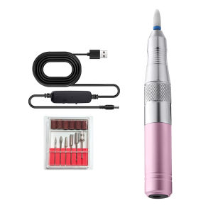 Máy Mài Móng Điện Cầm Tay Bằng Kim Loại Sử Dụng Nguồn USB Tốc Độ Cao Kiểu Bút Không Cần Pin Phụ Kiện Làm Móng Quà Tặng Cho Người Mới Bắt Đầu