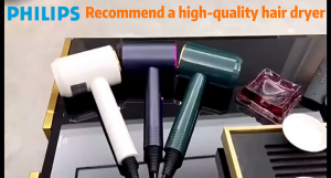 Professional Blower Hair Dryer(2000W)Double Temperature Protection 3-Gear Wind Power Fasting Drying