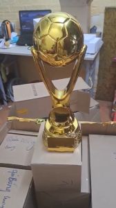 Cup Trao Giải Bóng Đá / Cup Lưu Niệm Bóng Đá - Quả Bóng Đá Vàng