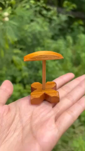 ชุดล็อคถาดไม้สัก พร้อมที่แขวนบัตร สำหรับกรงนก