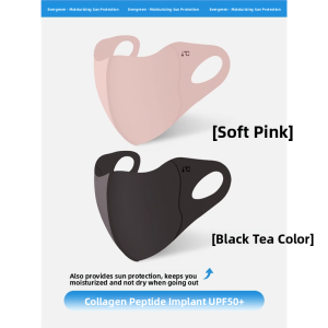 MONLEYTA | Lightweight Breathable Sunscreen Face Mask Womens Ice Silk No-Trace Eye Protection UV Protection Fashionable Summer Mask