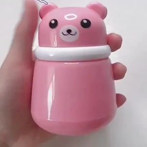 AODUOYAYA Durable Puff Empty Box Baby’s Body Powder Portable Cute Puff Case Storage Box Skin-Friendly Material