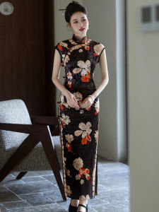 Elegant Slimming Sleeveless Cheongsam 1piece
