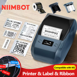 300DPI Niimbot M2 Thermal Transfer Label Printer Color Ribbon 20-50mm Width Label Paper Cable Sticker Keep-Long High Definition