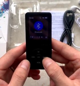 MP4 Player Bluetooth MP3 Mini Player Bluetooth MP3 Bluetooth Speaker USB/Type C 1.8 Inch Radio FM Free 32GB Card