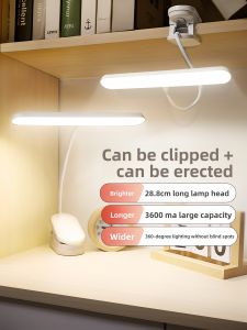 Xlys | Long-lasting Clippable Desk Lamp for Studying Eye Protection