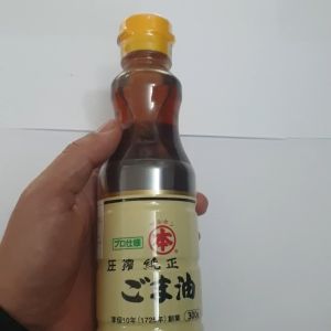 Dầu mè nguyên chất Maruhon 300g/chai nhập khẩu Nhật Bản