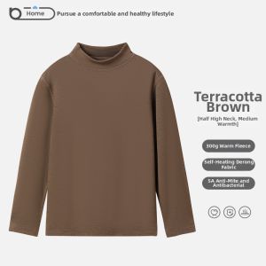 batubatu | Warm Fleece High Elasticity Childs Half-High Neck Base Layer