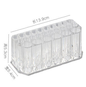 Nail Pen Holder 26-Hole High-Grade Acrylic Minimalist Style Makeup Brush Classification Desktop Organizing Rack Tools