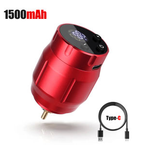 Mini Wireless Tattoo Power Supply สําหรับโรตารีสักปากกา RCA Tattoo แบตเตอรี่ Tattoo อุปกรณ์ชาร์จไร้สาย