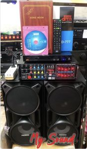 Karaoke set megapro doremi midi karaoke videoke DVD player system Promac speaker with mixing bluetooth amplifier Free platinum mic