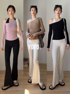sui xin yu qie | Womens Long Sleeve Yoga Exercise Suit
