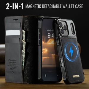 Durable Protection with Stylish Design Magnetic Phone Case For iphone 18 17 pro max air 16e 16 15 14 Plus 13 12 11 Pro Max Light Luxury Leather Card Insertion Magsafe Flip Cover Casing