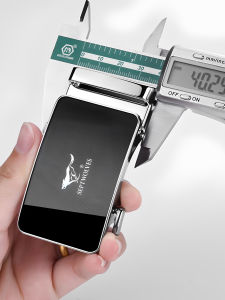 High-End Business Automatic Buckle Mens Belt Buckle Head Sold Separately with Wide 3.5CM Belt Luxury Leather Accessory