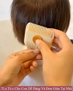 Lược Cắt Tóc Mini 2 Đầu Dành Cho Bé Lược Chải Tóc Cắt Tóc Thông Minh 2 Trong 1 Smart Home - LCT02