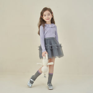 Spring New Sweet Princess Style Girls Skirt Half-length Tulle Puffy Skirt Baby Mesh Cake Shape Skirt for Children Kids