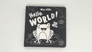 Hello World High Contrast Pop Up Board Book With Animals Pop Up Pages (Hardcover) For Babies