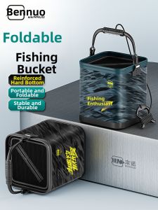 BENNUO | Portable Foldable Fishing Bucket Durable Wild Fishing Bucket