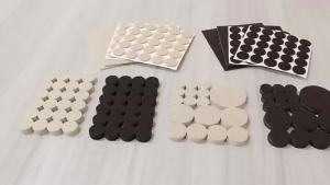 48/2Pcs Self Adhesive Furniture Leg Feet Rug Felt Pads Anti Slip Mat Bumper Damper For Chair Table Floor Scratch Protector Pad