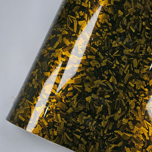 High Glossy Black Gold Silver Red Forged Carbon Fiber Vinyl Wrap Film Adhesive Motorcycle Scooter Car Decal Wrapping