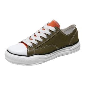MADEN | Thick Heel Elevating Canvas Shoes