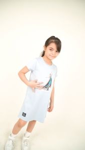 Forest X Disney 100 Year of Wonder Elsa Frozen Airism Cotton Short Sleeve Girl Kids Dress - FWK885038