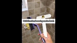 DiyHomeIpoh Multi-Function Rotating Crevice Cleaning Brush Household Clean Bathroom Tile Corner Brush