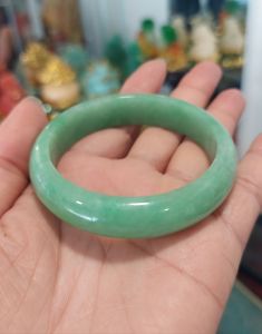 Vòng tay đá Th.ạch a.nh xanh ngọc bản cối cao cấp sang trọng dành cho Nữ.
